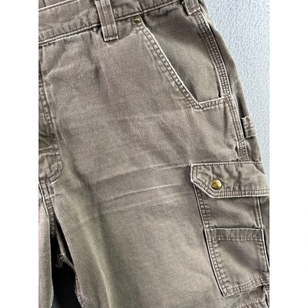 Carhartt Shorts Mens 42‎ (Fits 40) Brown Cargo Cavas Carpenter Workwear